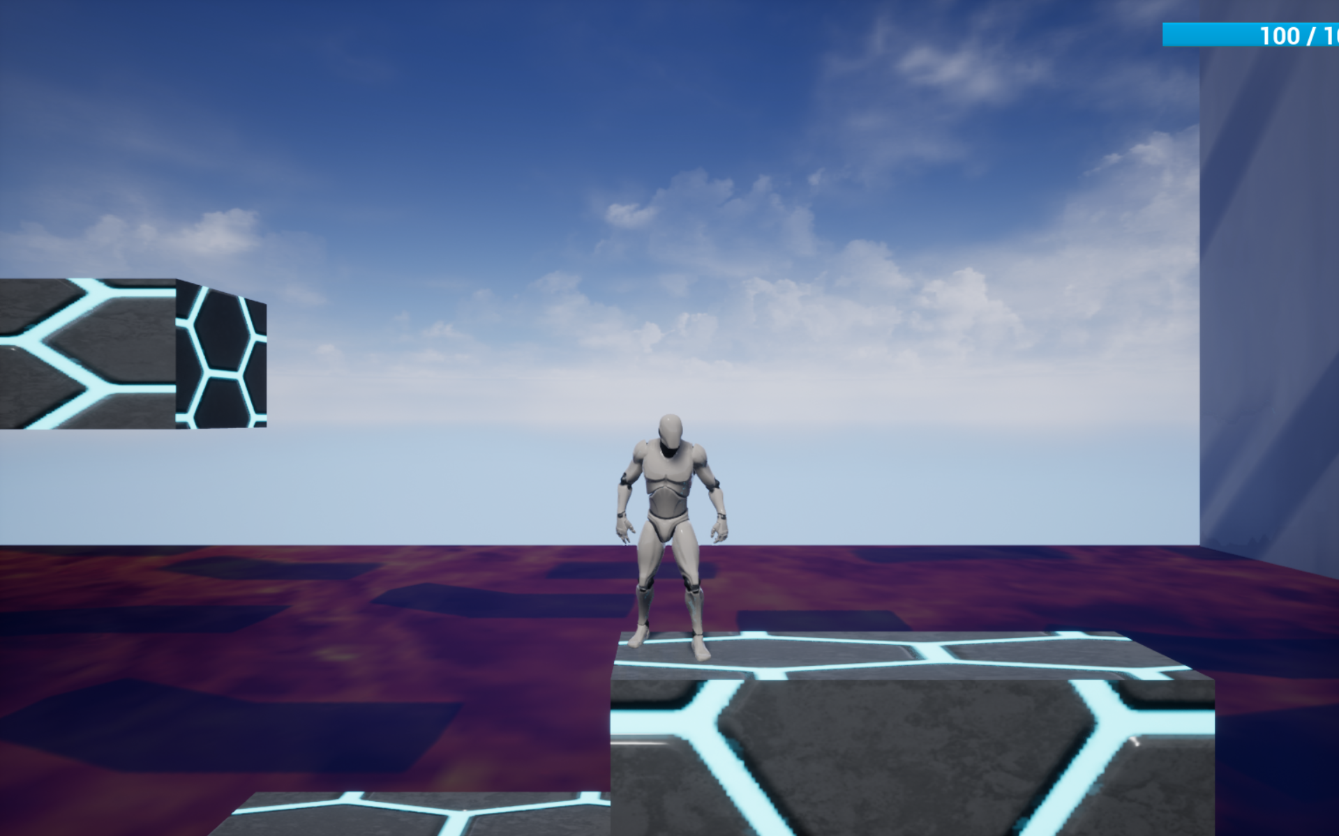 Unreal Engine platformer game