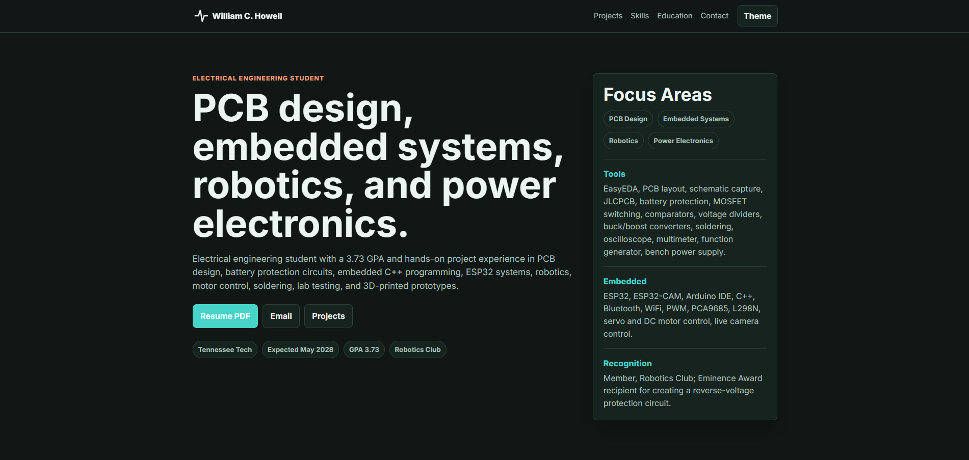 Portfolio project archive preview